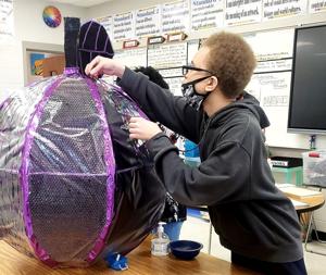Art students from six Orangeburg County School District schools spent the past few weeks creating a three-dimensional piece of art using recyclable materials in honor of Earth Day on April 22....